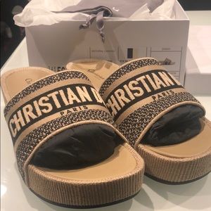 Christian Dior DWAY Slides NIB